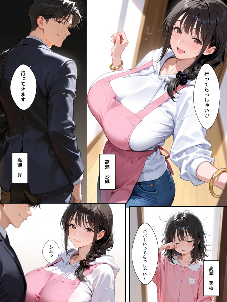 裏垢NTR ― パパ友に秘密を握られた巨乳若ママ hitomiエロ漫画raw(同人誌)無料サンプル画像001