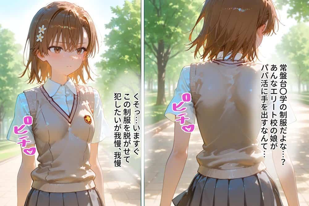 ＜新＞パパ活ハメ撮り記録I カメラの前で快楽堕ち宣言 （御坂美琴編）