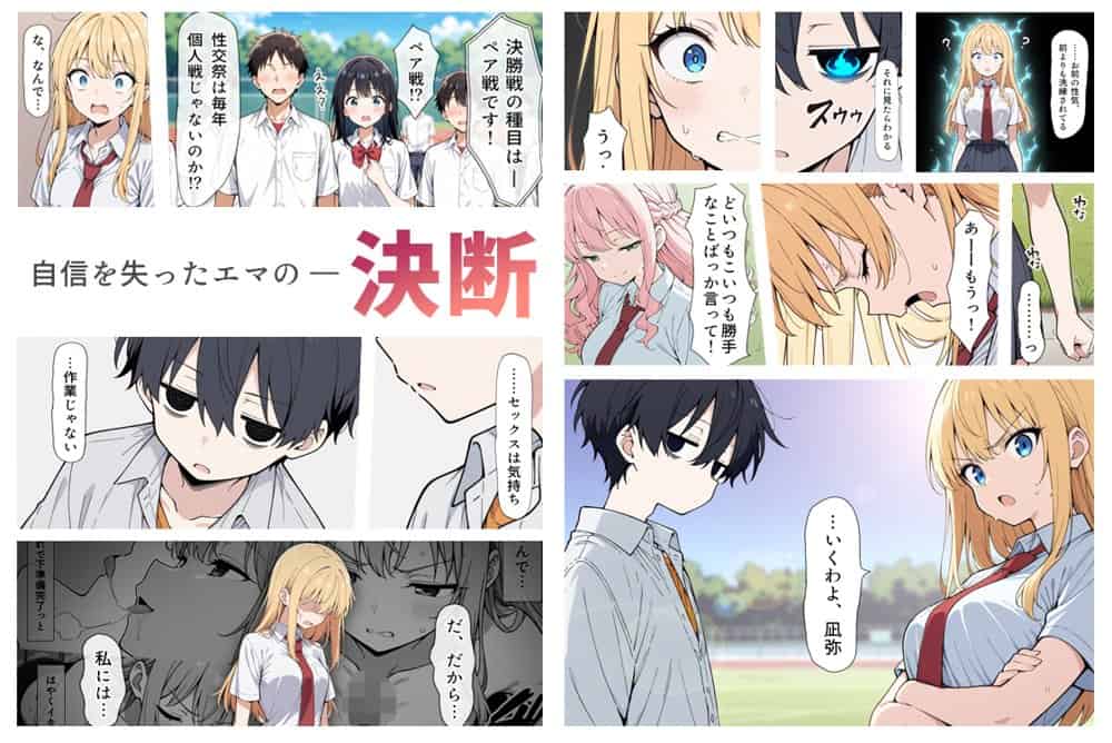 陰キャ転校生はセックス最強 – クラス代表の座を奪われた私 – hitomiエロ漫画raw(同人誌)無料サンプル画像057