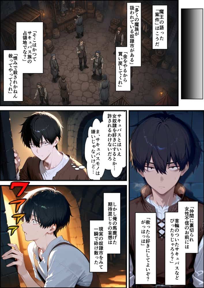 奴◯サキュバスを救って娘同然に育てたらヤンデレになって処女を捧げてきた hitomiエロ漫画raw(同人誌)無料サンプル画像013