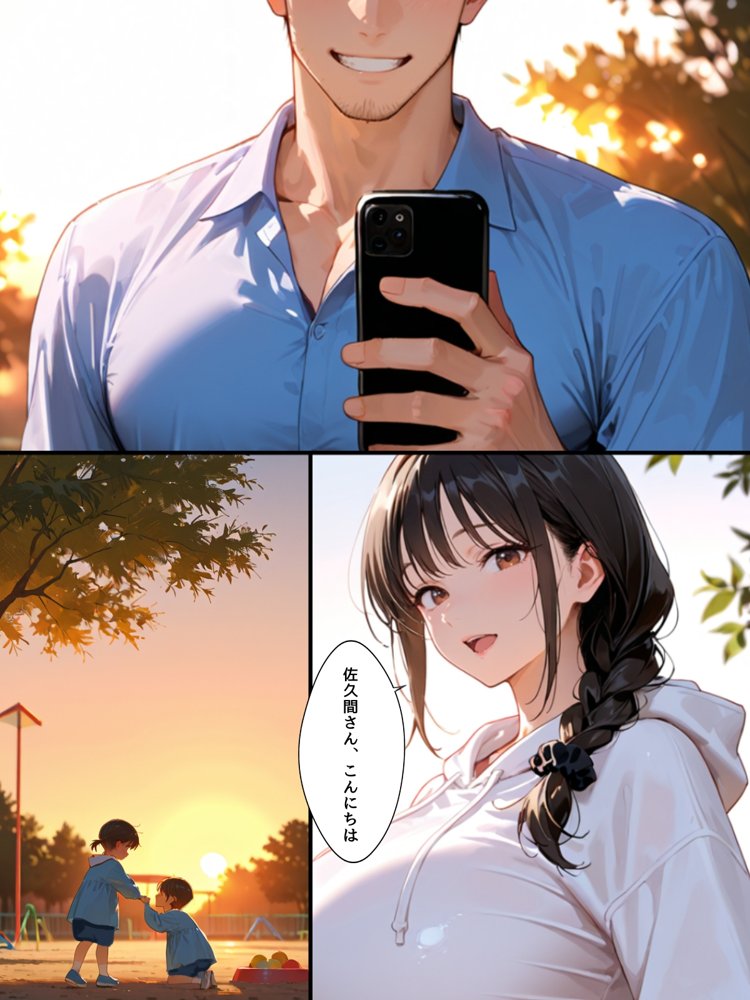 裏垢NTR ― パパ友に秘密を握られた巨乳若ママ hitomiエロ漫画raw(同人誌)無料サンプル画像014