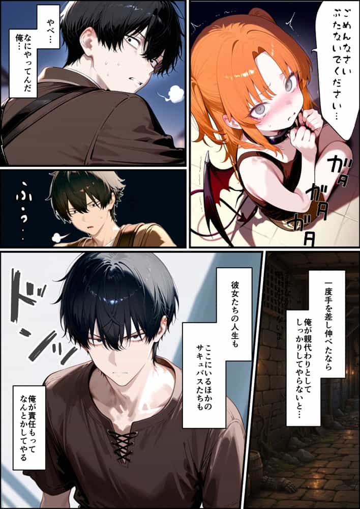 奴◯サキュバスを救って娘同然に育てたらヤンデレになって処女を捧げてきた hitomiエロ漫画raw(同人誌)無料サンプル画像016