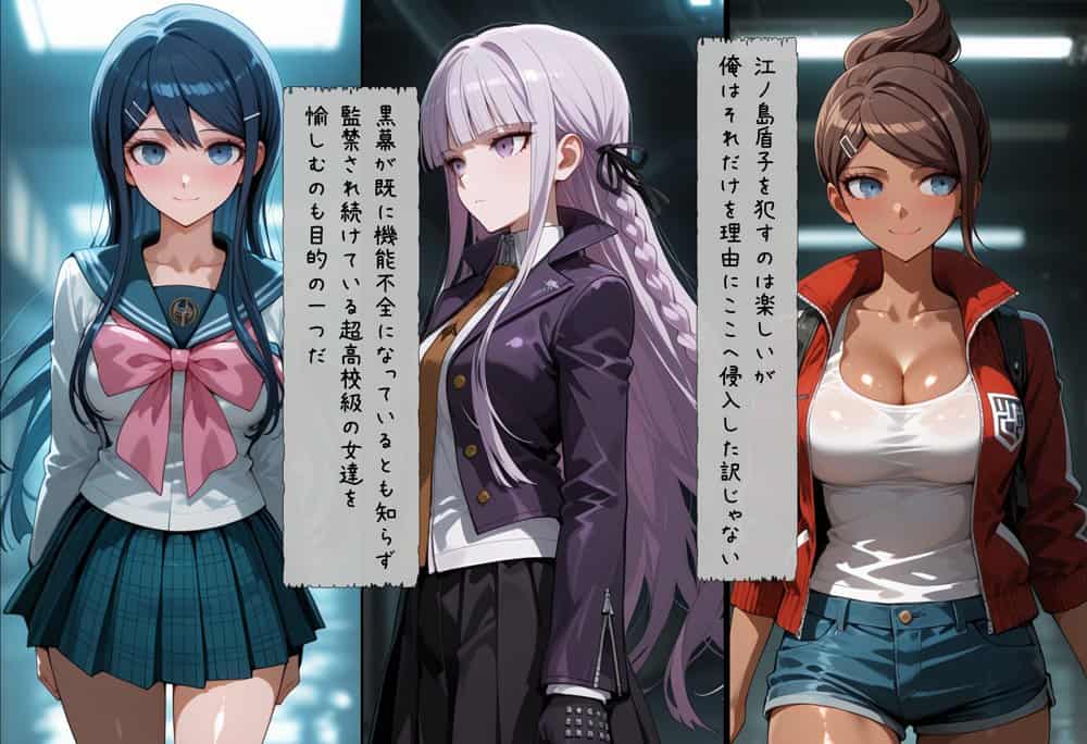 コロシアイ学園生活を超〇校級の催●で美女達をオナホ化ハーレム