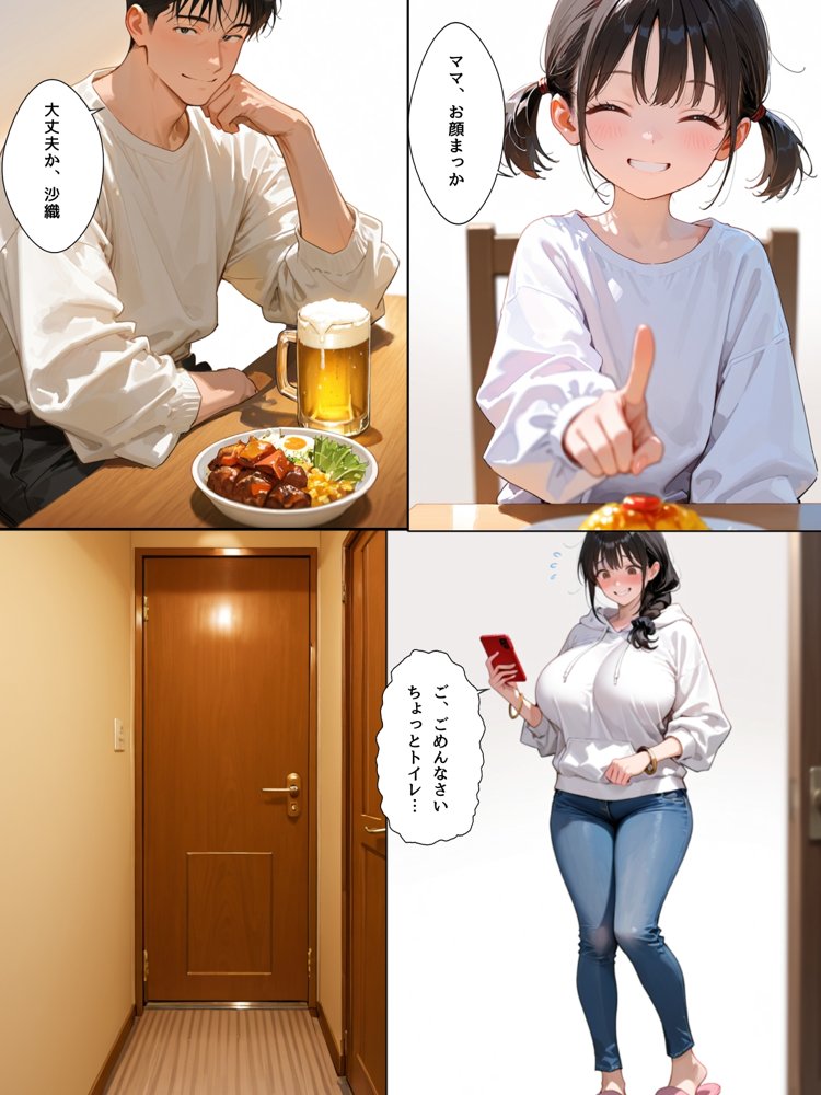 裏垢NTR ― パパ友に秘密を握られた巨乳若ママ hitomiエロ漫画raw(同人誌)無料サンプル画像018