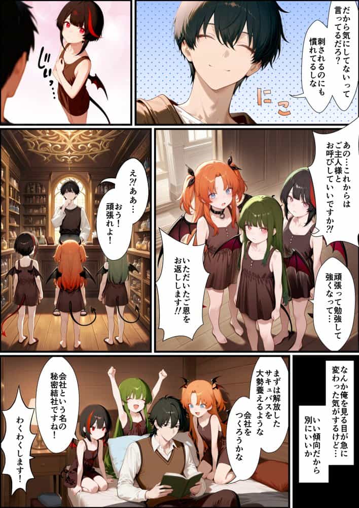 奴◯サキュバスを救って娘同然に育てたらヤンデレになって処女を捧げてきた hitomiエロ漫画raw(同人誌)無料サンプル画像030