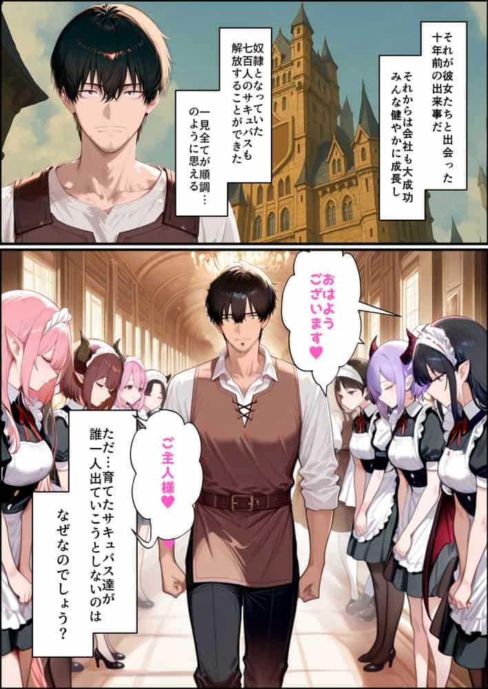 奴◯サキュバスを救って娘同然に育てたらヤンデレになって処女を捧げてきた hitomiエロ漫画raw(同人誌)無料サンプル画像031