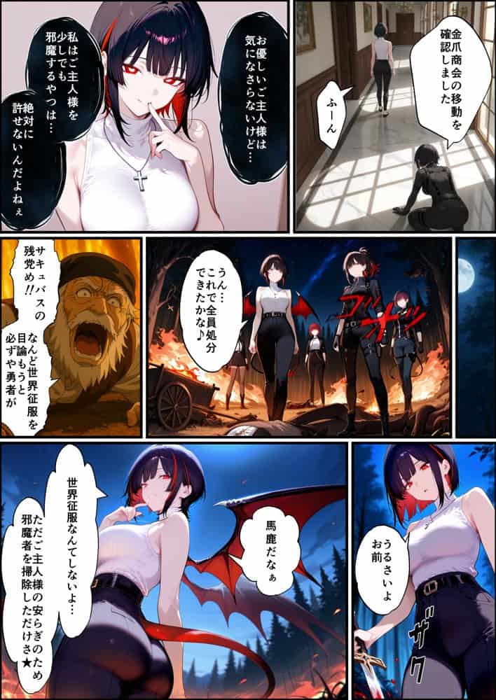 奴◯サキュバスを救って娘同然に育てたらヤンデレになって処女を捧げてきた hitomiエロ漫画raw(同人誌)無料サンプル画像033