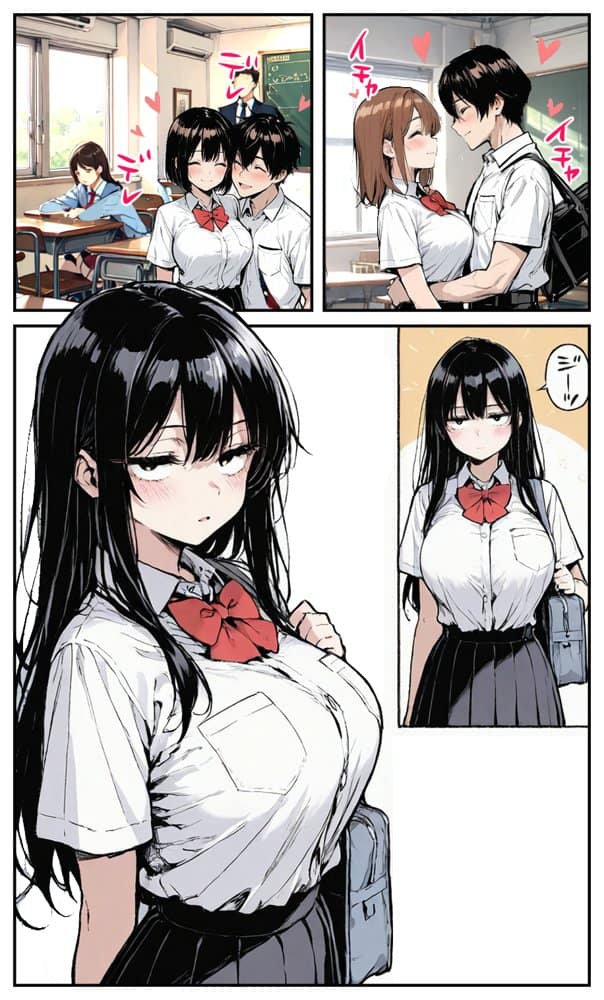 鮫島ジト芽さんはSEXしたくてウズウズしてる(はーと) hitomiエロ漫画raw(同人誌)無料サンプル画像002