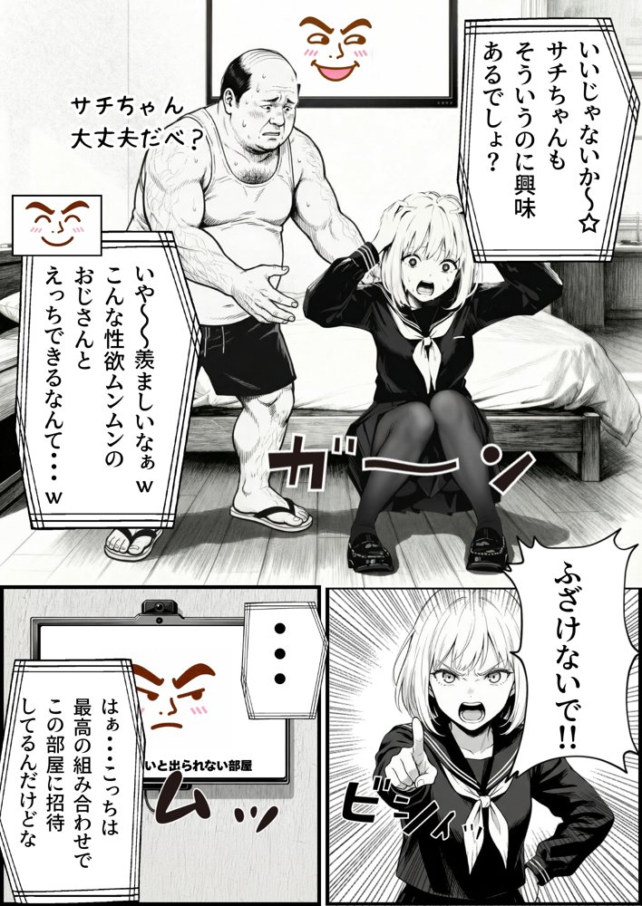 セックスしないと出られない部屋に親友のパパと閉じ込められたんですけど〜！？