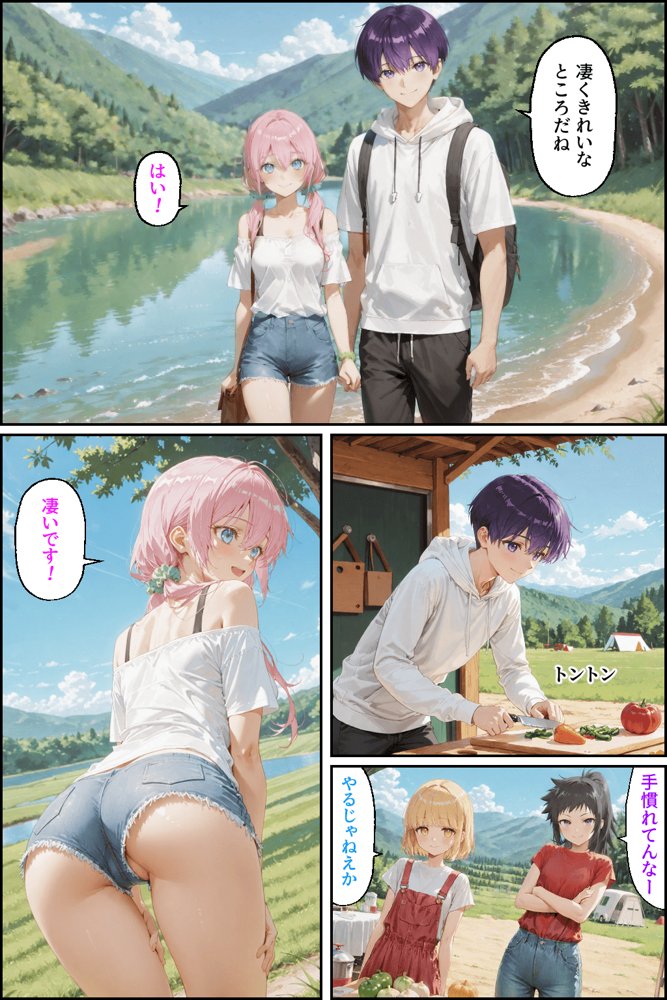 可愛いだけにされちゃう式守さん3（川遊びの日の式守さん）