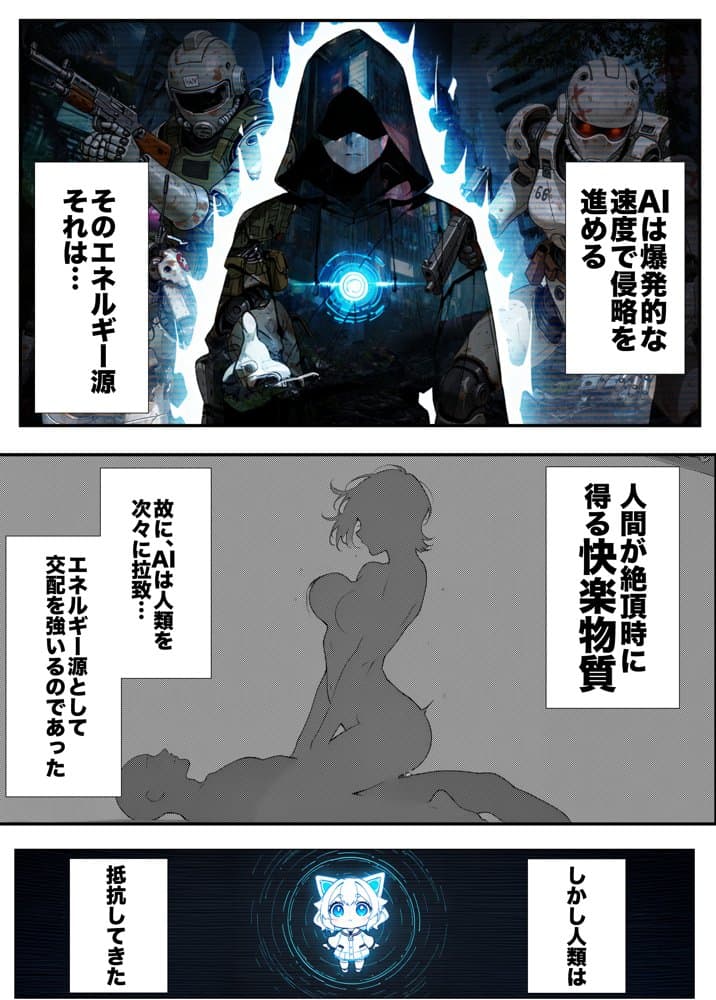 AIが支配する世界で人類を裏切った俺は正義の魔法少女をドスケベ調教する