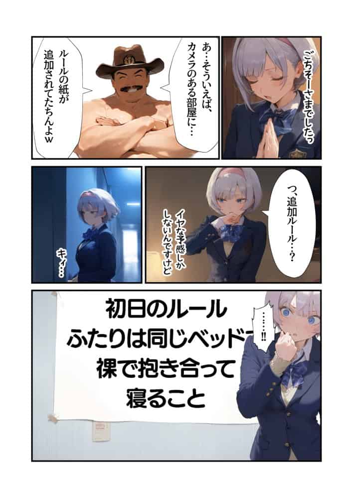 【セックスしないと出られない部屋】美少女でも流石におじさんとHしちゃう説 hitomiエロ漫画raw(同人誌)無料サンプル画像058