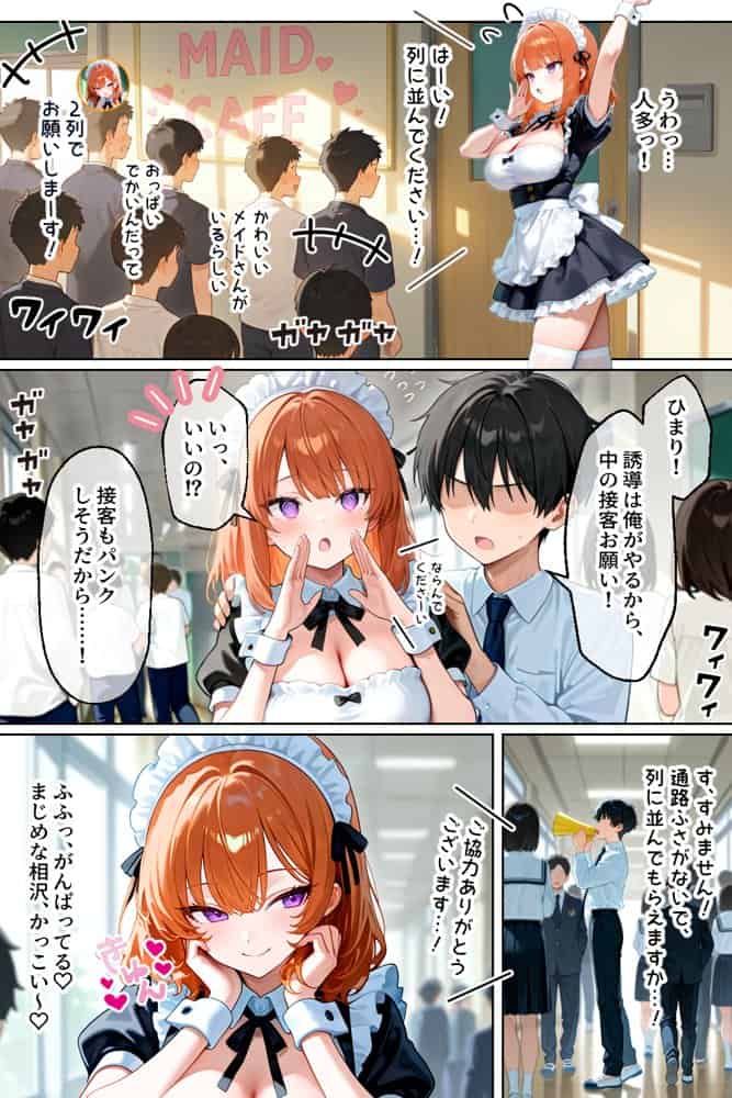 家出してきたクラスの人気ギャルが彼女になったら文化祭で何度も中出しHさせてくれた話 hitomiエロ漫画raw(同人誌)無料サンプル画像015