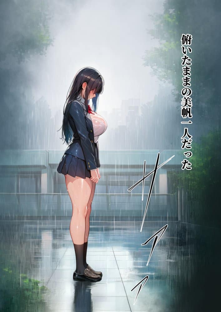 同じクラスの巨乳黒髪女神の心に空いた穴をオレの穢れた巨根でアナウメする話