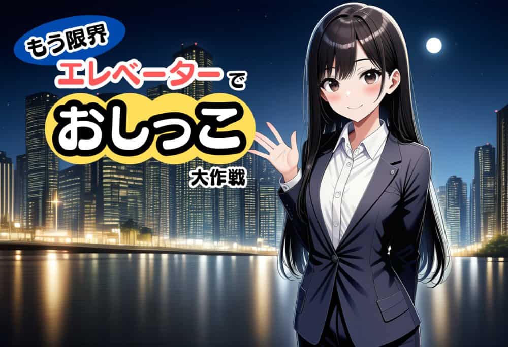 【もう限界】エレベーターでおしっこ大作戦!〜部活・飲み会帰りに野ションできずに、羞恥の室内放尿〜 hitomiエロ漫画raw(同人誌)無料サンプル画像013