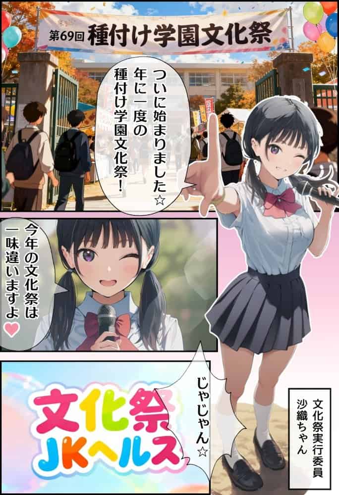 【大乱交】文化祭JKヘルス VS レンタルおじさんちんぽ