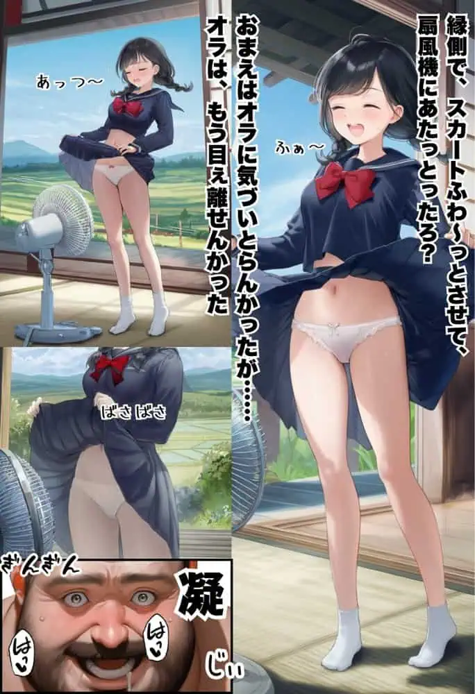 【因習村】村の飢饉を救うため差し出された僕の彼女、BMI40越えで性欲だけはいっちょまえの種付けおじさんに媚薬を飲まされ、おじさん特有のねちっこい前戯で全身べちょべちょに舐められたあげく、聖なる肉棒（チンカス付き）の掃除を実施！ その後はついに処女おまんこにゴールイン！入念かつ丹念にがん突きにされ、イキまくりんぐ！一晩中汗だくで連続絶頂アクメを決めさせられた話。 「穂乃香ぁ〜、オラの精、まるごと受け止めてくんろぉ〜〜！」