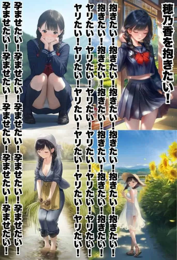 【因習村】村の飢饉を救うため差し出された僕の彼女、BMI40越えで性欲だけはいっちょまえの種付けおじさんに媚薬を飲まされ、おじさん特有のねちっこい前戯で全身べちょべちょに舐められたあげく、聖なる肉棒（チンカス付き）の掃除を実施！ その後はついに処女おまんこにゴールイン！入念かつ丹念にがん突きにされ、イキまくりんぐ！一晩中汗だくで連続絶頂アクメを決めさせられた話。 「穂乃香ぁ〜、オラの精、まるごと受け止めてくんろぉ〜〜！」