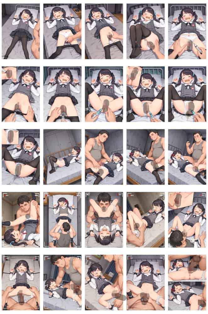 監禁おじさんコレクション4  — 夜遊び少女の末路 おじコレ永久収容所