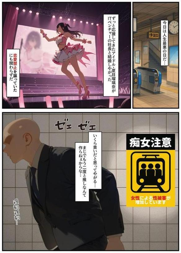 貞操逆転世界では元推し達が処女をこじらせてチ●媚びしてくる モザイク版 hitomiエロ漫画raw(同人誌)無料サンプル画像002