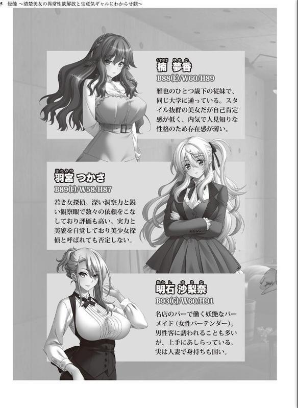 侵蝕 〜清楚美女の異常性欲解放と生意気ギャルにわからせ躾〜【デジタル特装版】 hitomiエロ漫画raw(同人誌)無料サンプル画像005