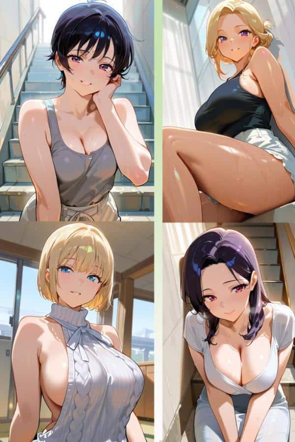 団地妻は発情中4 幼なじみ巨乳白ギャル花音 hitomiエロ漫画raw(同人誌)無料サンプル画像007