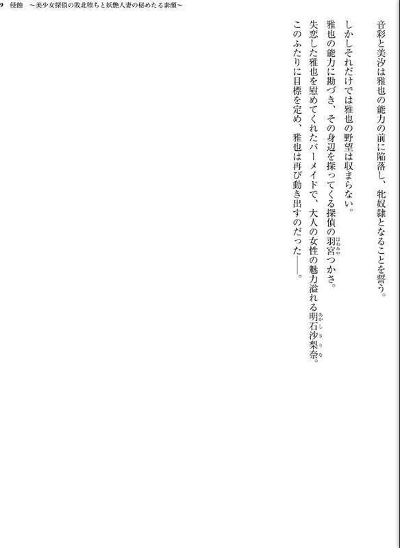 侵蝕 〜美少女探偵の敗北堕ちと妖艶人妻の秘めたる素顔〜【デジタル特装版】 hitomiエロ漫画raw(同人誌)無料サンプル画像009