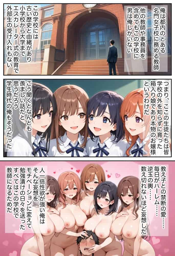 俺しか勃起できない世界  〜Kカップ爆乳陰キャ教え子生オナホ化計画〜