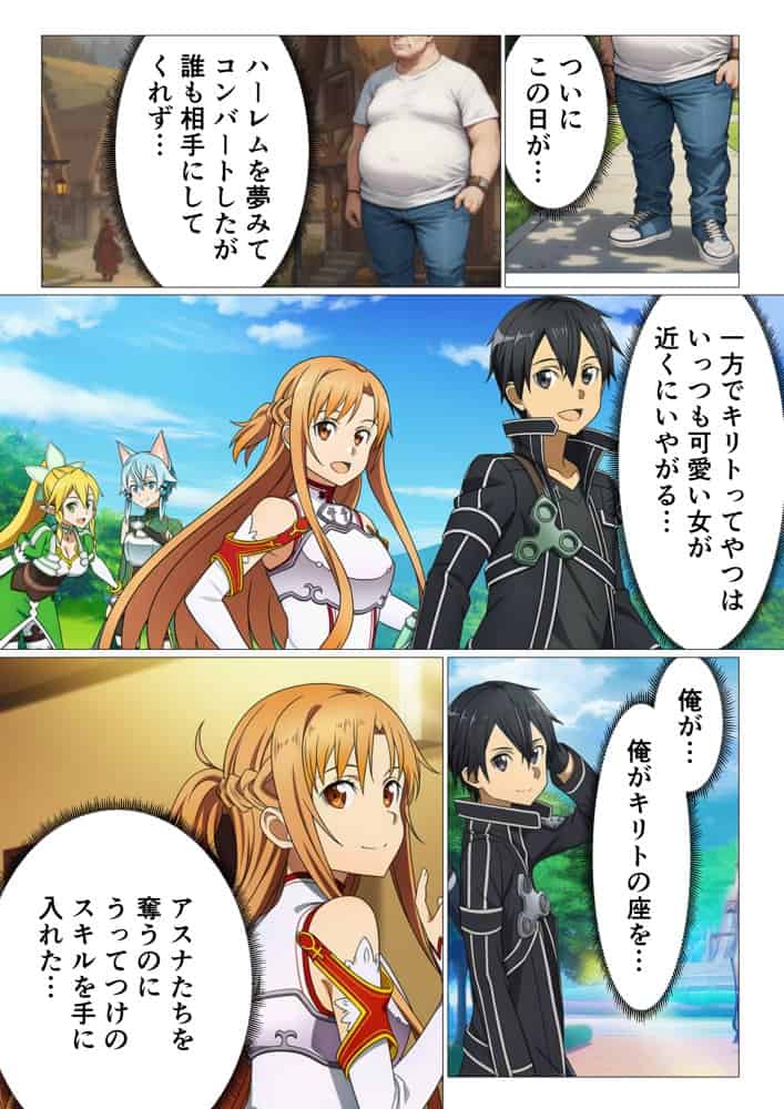 エステに行っただけなのに…絶頂スキルで寝取られたヒロインたち【ソード◯ート・オンライン編(SA◯編)】 hitomiエロ漫画raw(同人誌)無料サンプル画像003