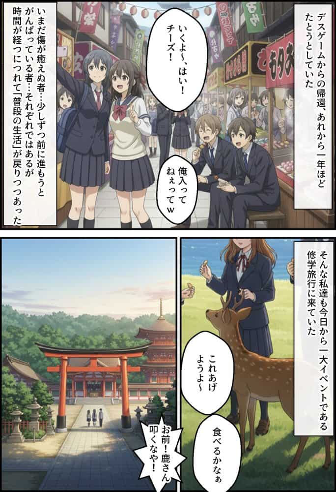 ヤリチン教師の餌食になる発情期ヒロインズ2〜修学旅行で野外調教〜