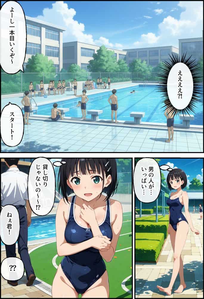 ヤリチン教師の餌食になる発情期ヒロインズ3〜水泳特訓で晒し者にされる〇葉〜