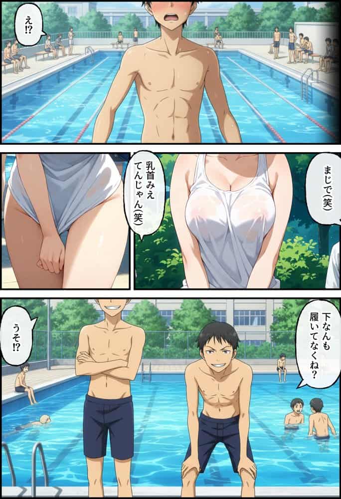 ヤリチン教師の餌食になる発情期ヒロインズ3〜水泳特訓で晒し者にされる〇葉〜