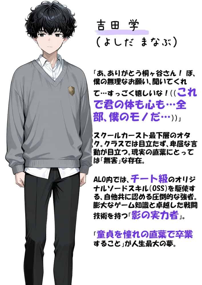 寝取られ堕ちるヒロイン SA〇 直葉 -無防備ま◯こをタダでヲタクが使わせて貰う話-