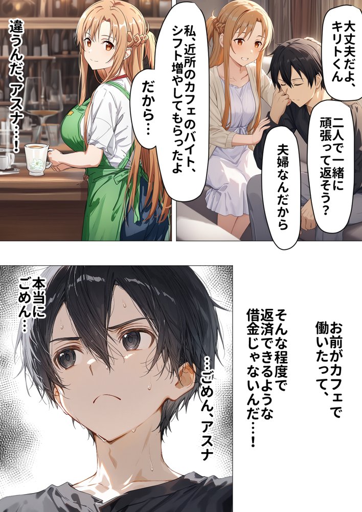 【総集編】SAOアスナ 寝取られ堕ちるヒロイン【1〜5巻】＋新規1