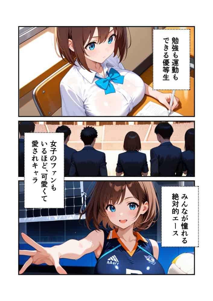 真面目なバレー部部長と秘密のエッチしたら快楽堕ちした話