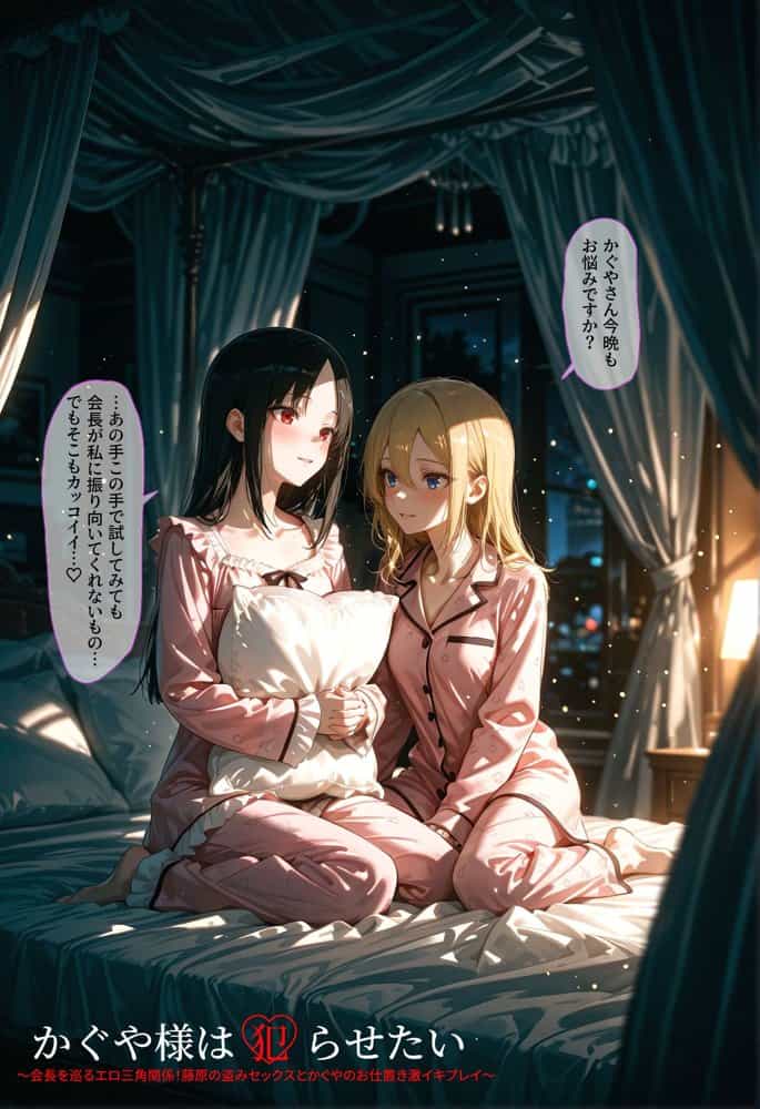 かぐや様は犯らせたい〜会長を巡るエロ三角関係！藤原の盗みセックスとかぐやのお仕置き激イキプレイ〜