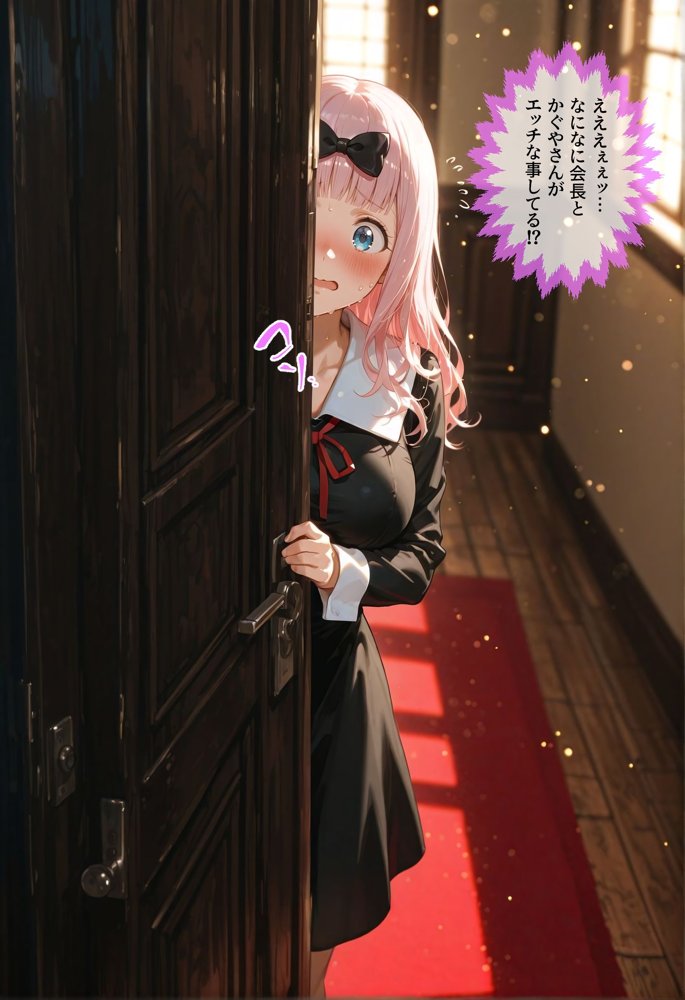 かぐや様は犯らせたい〜会長を巡るエロ三角関係！藤原の盗みセックスとかぐやのお仕置き激イキプレイ〜