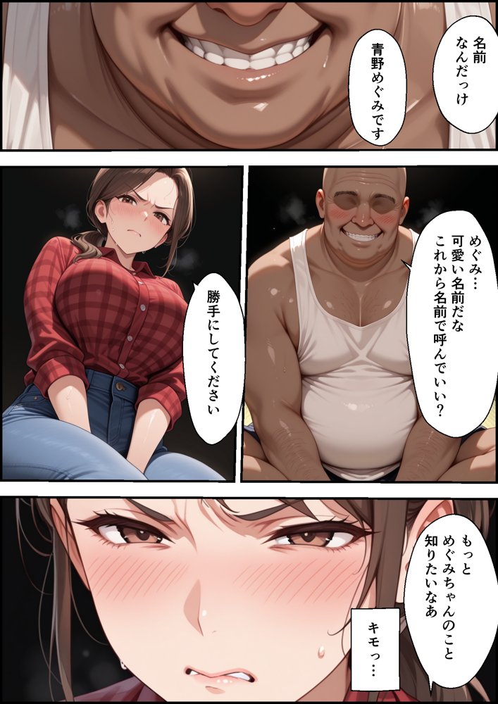 村の権力者に上納された妻