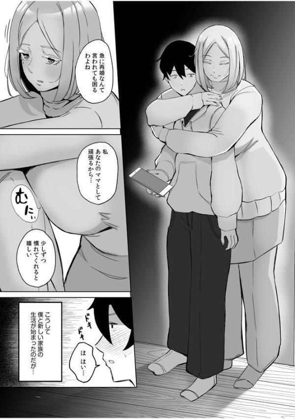 突然俺に外国人ママと義妹ができた話（1）