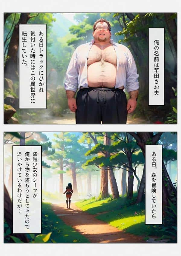 異世界転生した俺。褐色の盗賊女を捕まえてエロいお仕置きをした結果…【異世界ファンタジーわからせ】 モザイク版