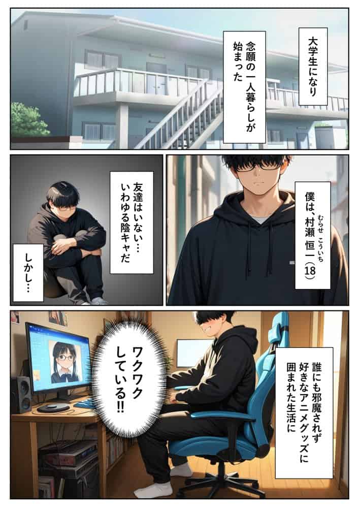 童貞をバカにするギャル 限界オタクの変態チンポに負けるなんて