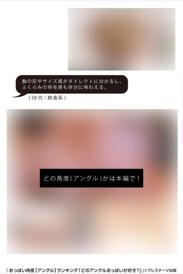 おっぱい角度【アングル】ランキング「どのアングルおっぱいが好き？」