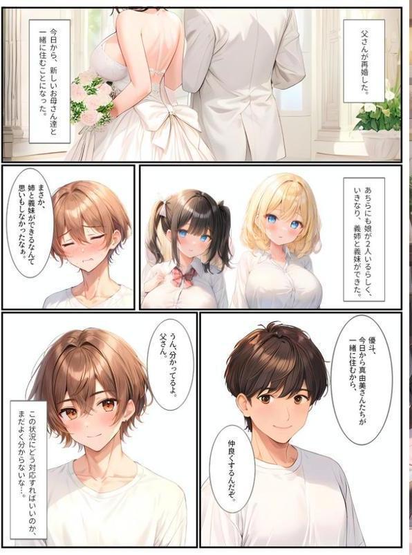 巨乳姉妹と家族になったら毎日セックスしています モザイク版