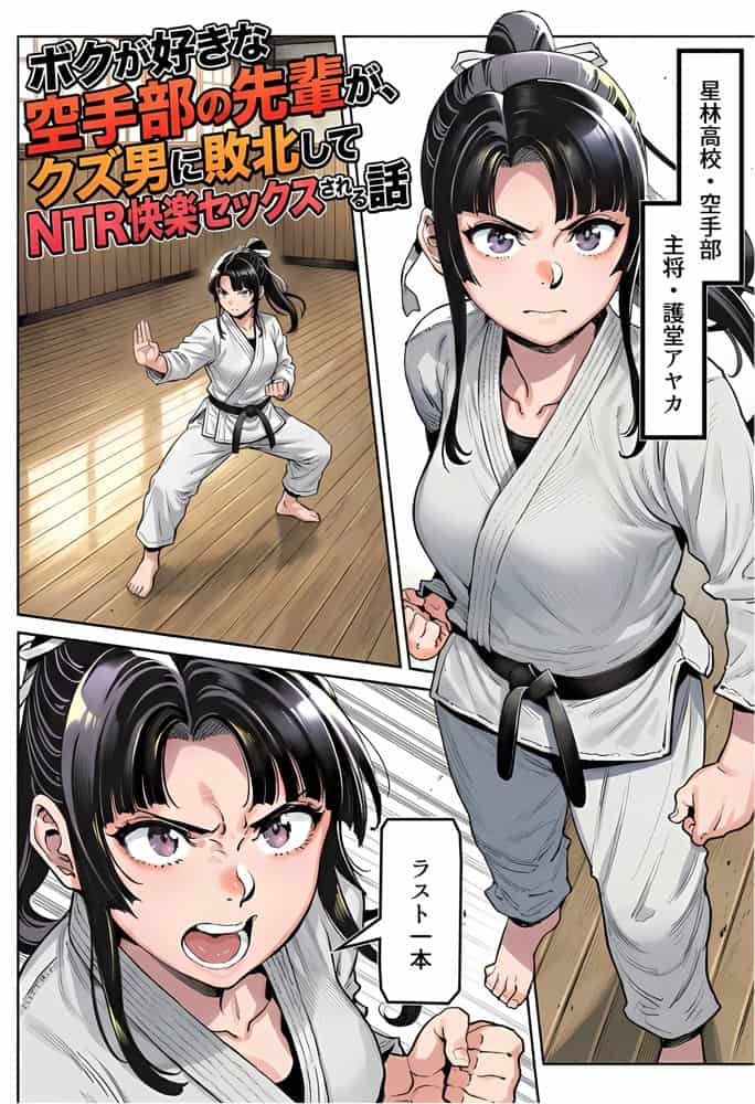 ボクが好きな空手部の先輩が、クズ男に敗北してNTR快楽セックスされる話