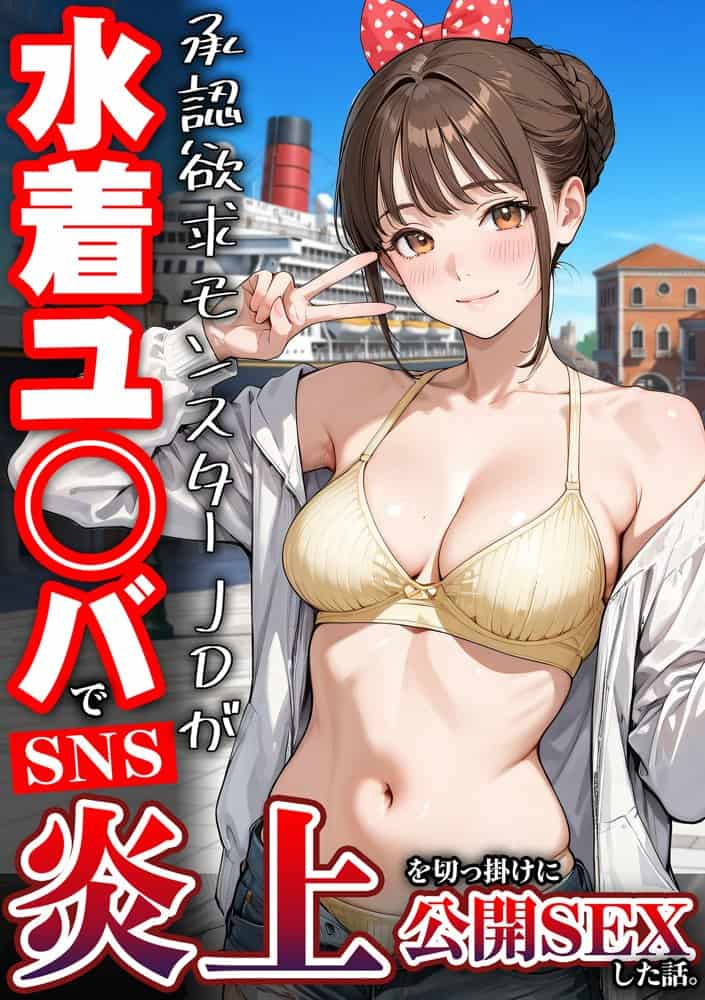 水着ユ○バ -承認欲求モンスターJDが、水着ユ○バでSNS炎上を切っ掛けにネット公開SEXした話-