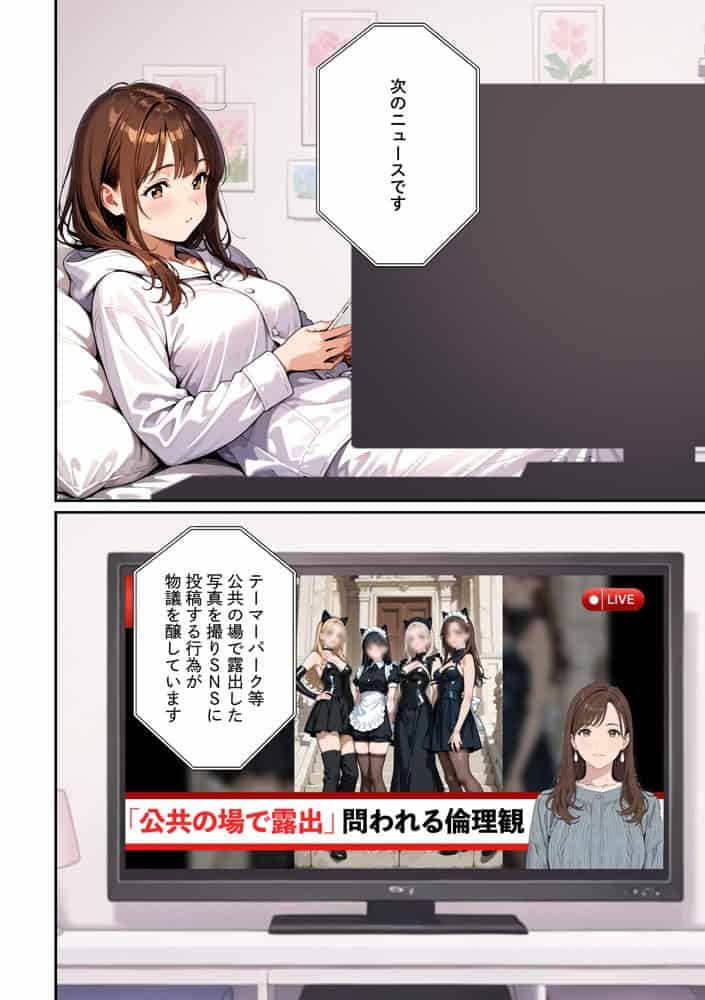 水着ユ○バ -承認欲求モンスターJDが、水着ユ○バでSNS炎上を切っ掛けにネット公開SEXした話-