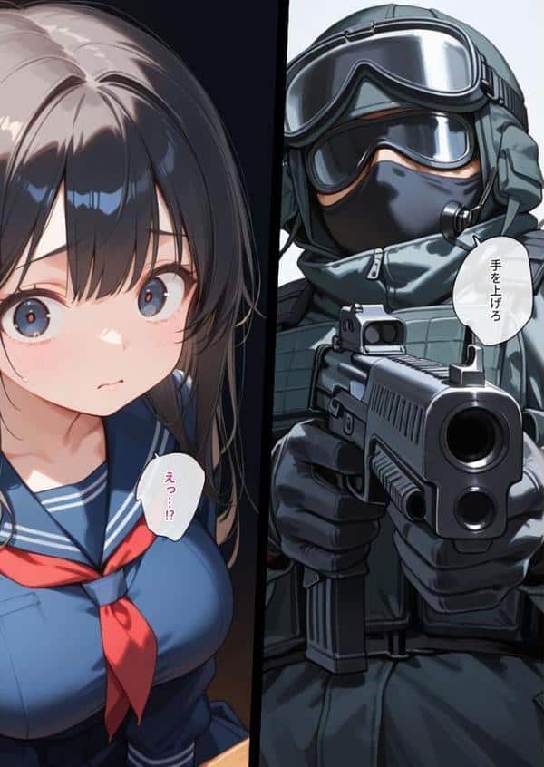 学園を占拠したテロリストがド変態だったら モザイク版 hitomiエロ漫画raw(同人誌)無料サンプル画像004