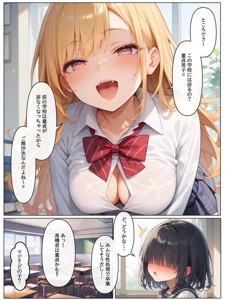 【コミック版】性処理学園〜ギャル転校生編〜