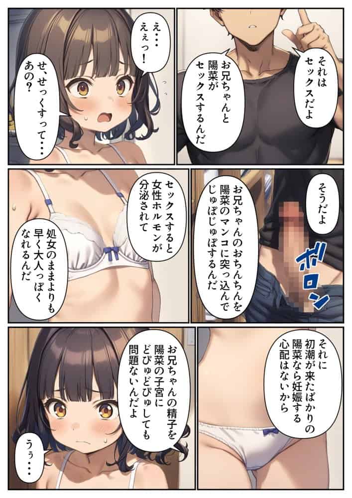 妹のブラを選ぶ。そしてセックスをする。