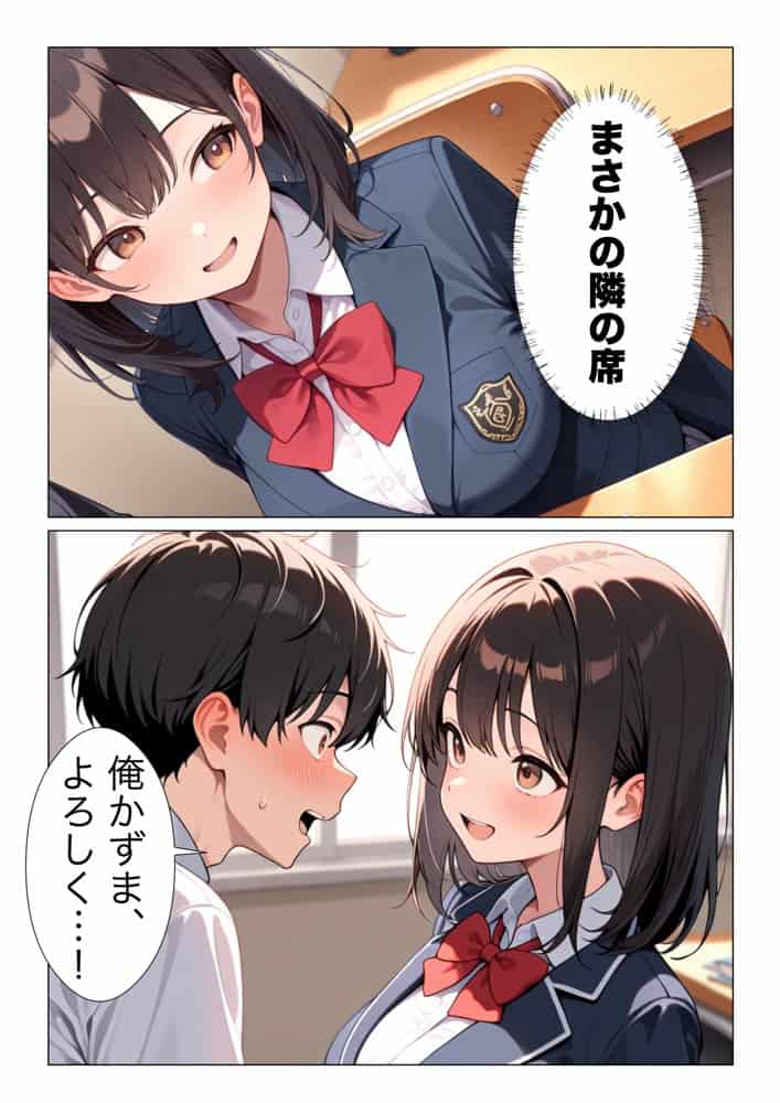 初恋の同級生が転校してきて中出しセックスさせてくれた話 hitomiエロ漫画raw(同人誌)無料サンプル画像006